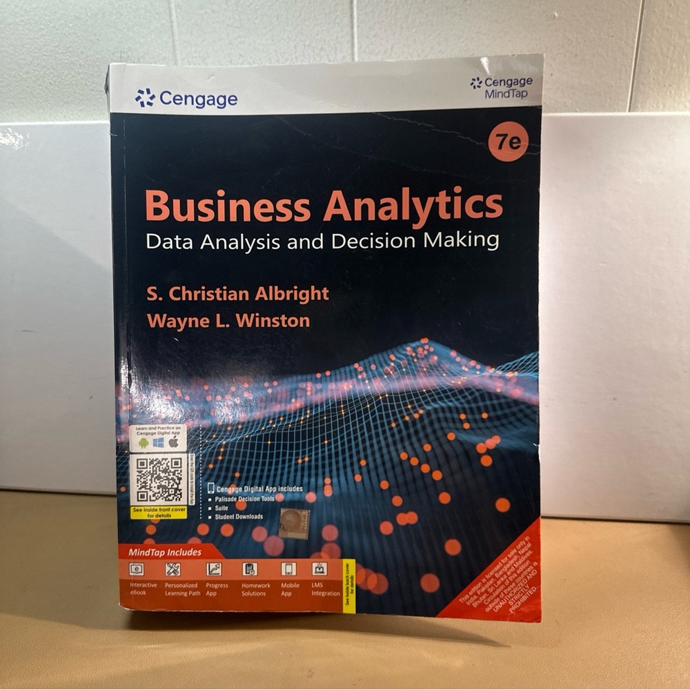 Business Analytics Textbook.